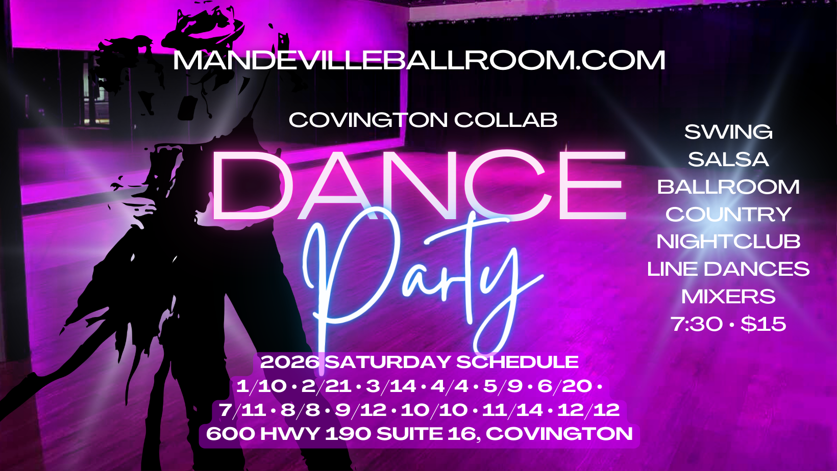 Mandeville Ballroom Dance Party 
